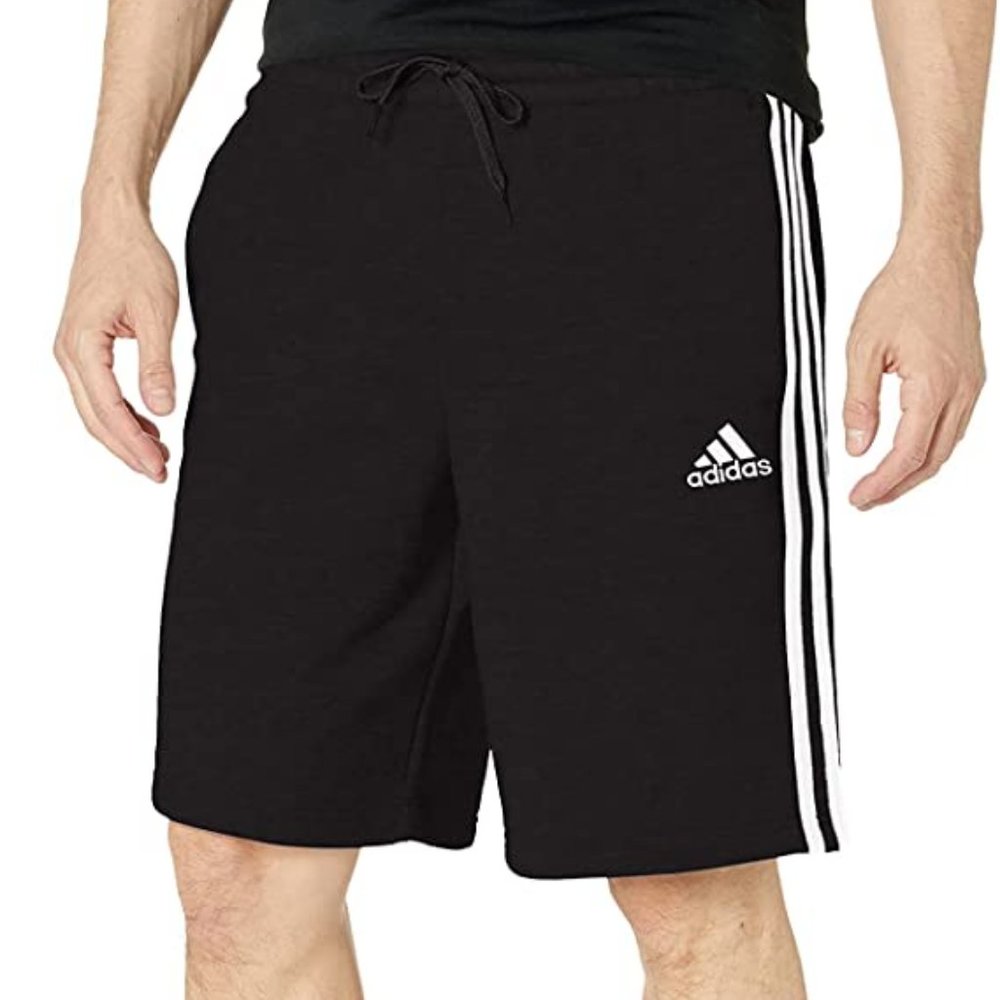 Adidas Essentials Fleece 3 Stripes Shorts Small